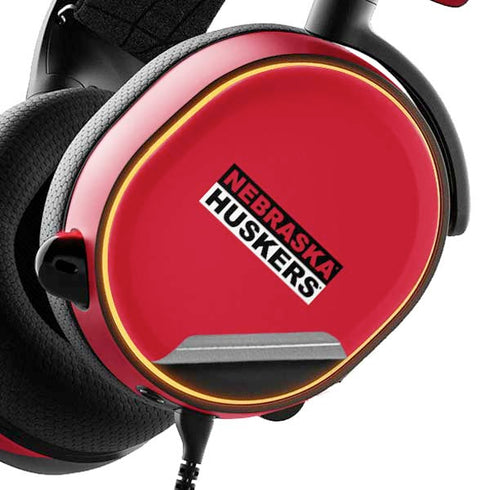 University of Nebraska Red Huskers SteelSeries Arctis 5 Skin