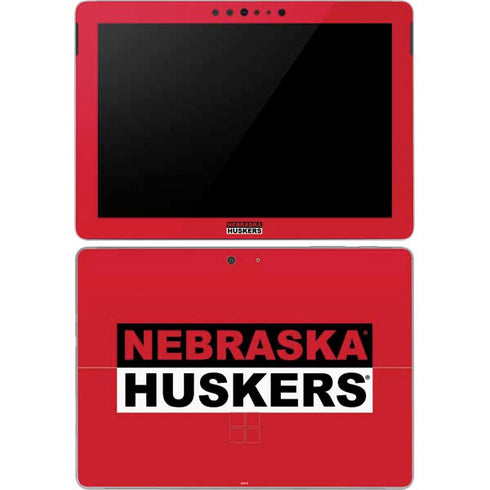 University of Nebraska Red Huskers Surface Go Skin