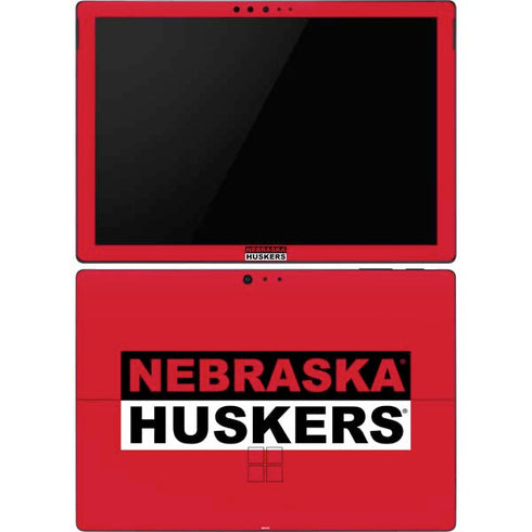University of Nebraska Red Huskers Surface Pro 6 Skin