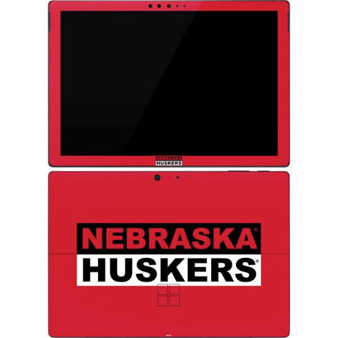 University of Nebraska Red Huskers Surface Pro 7 Skin