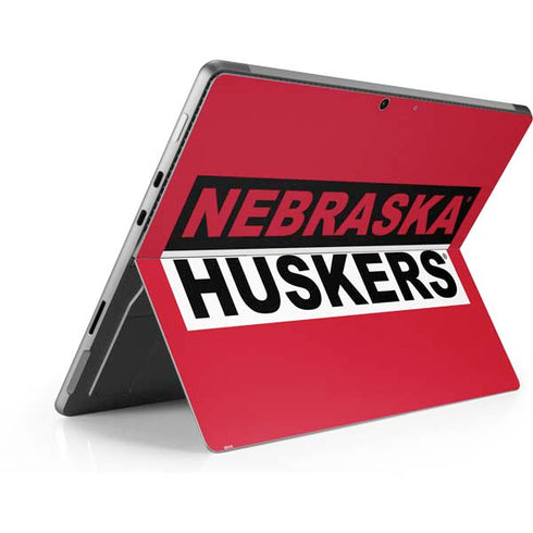 University of Nebraska Red Huskers Surface Pro 8 Skin