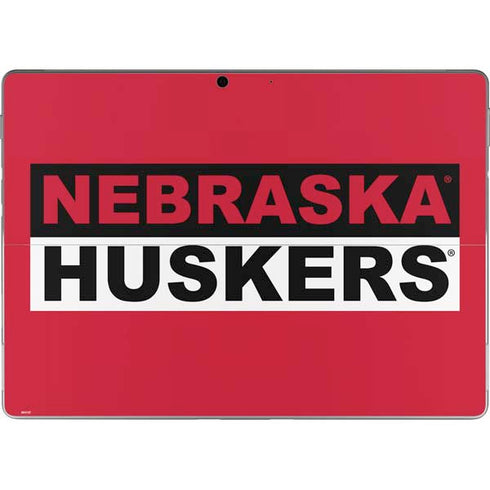 University of Nebraska Red Huskers Surface Pro 9 Skin