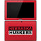 University of Nebraska Red Huskers Surface Pro Tablet Skin