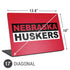 University of Nebraska Red Huskers Universal Laptop 17in (13.8 x 10in) Skin