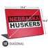 University of Nebraska Red Huskers Universal Laptop 18in (14.6 x 10.6in) Skin