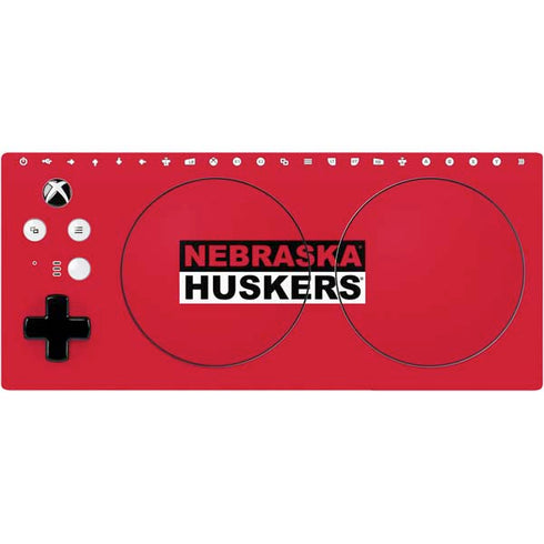 University of Nebraska Red Huskers Xbox Adaptive Controller Skin