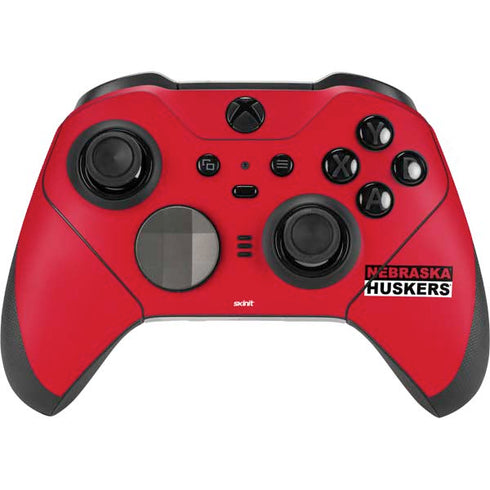 University of Nebraska Red Huskers Xbox Elite Wireless Controller Series 2 Skin