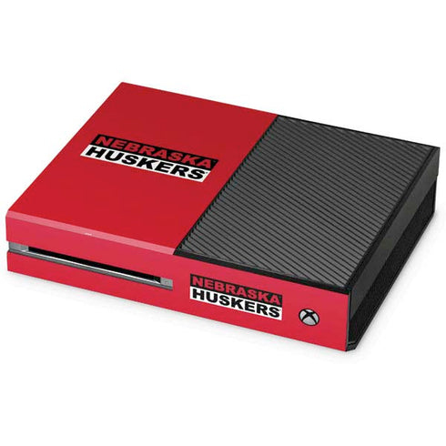 University of Nebraska Red Huskers Xbox One Console Skin