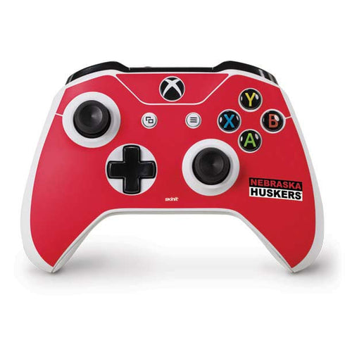 University of Nebraska Red Huskers Xbox One S Controller Skin