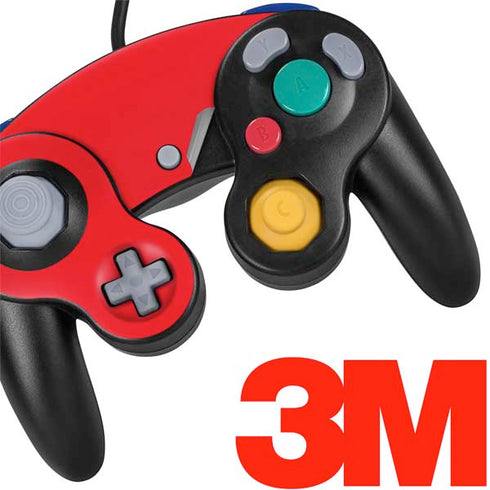 Red Solid Nintendo GameCube Controller Skin