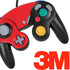 Red Solid Nintendo GameCube Controller Skin