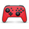 Red Solid Nintendo Switch Pro Controller Skin
