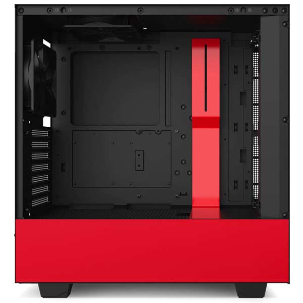 Red Solid NZXT H510 Compact ATX Mid-Tower Case Skin – Skinit
