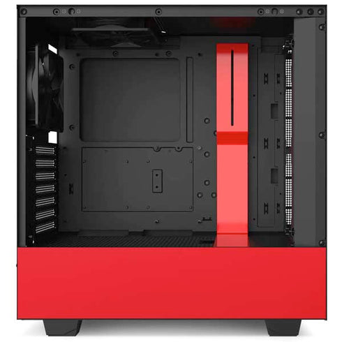 Red Solid NZXT H510 Compact ATX Mid-Tower Case Skin