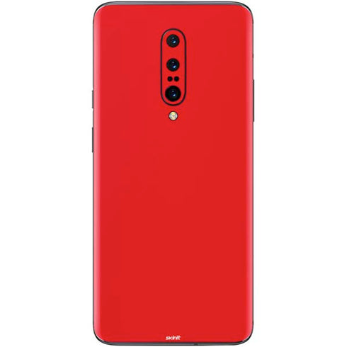 Red Solid OnePlus 7 Pro Skin