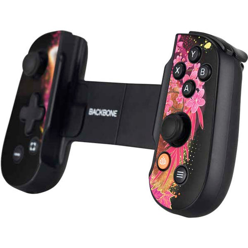 Red Panda with Flowers by Sheena Pike Backbone One for iPhone Game Controller Skin