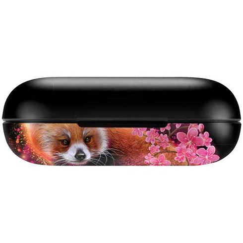 Red Panda with Flowers by Sheena Pike Amazon Echo Buds Skin