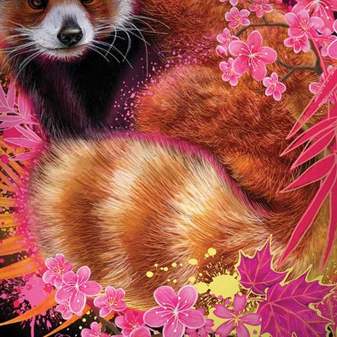 Red Panda with Flowers by Sheena Pike Amazon Echo Skin