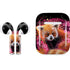 Red Panda with Flowers by Sheena Pike Apple AirPods 2 Skin