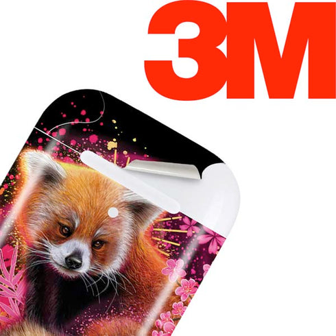 Red Panda with Flowers by Sheena Pike Apple AirPods Skin