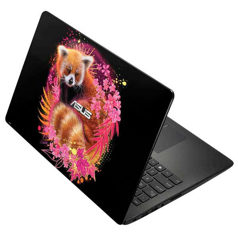 Red Panda with Flowers by Sheena Pike Asus X502CA 15.6 Skin