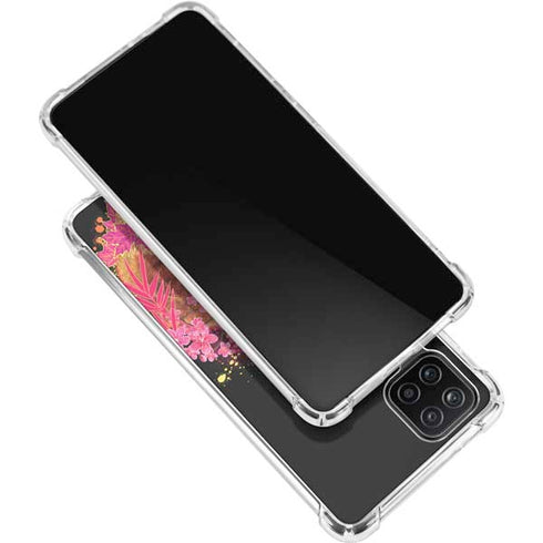 Red Panda with Flowers by Sheena Pike Galaxy A12 Clear Case