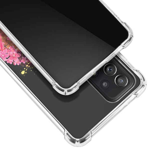 Red Panda with Flowers by Sheena Pike Galaxy A52 5G Clear Case