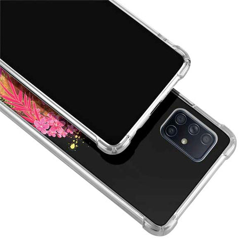 Red Panda with Flowers by Sheena Pike Galaxy A71 5G Clear Case
