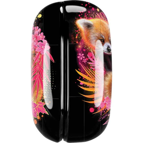 Red Panda with Flowers by Sheena Pike Galaxy Buds Live Skin