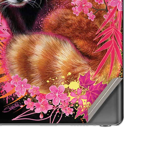 Red Panda with Flowers by Sheena Pike Galaxy Note20 5G Skin