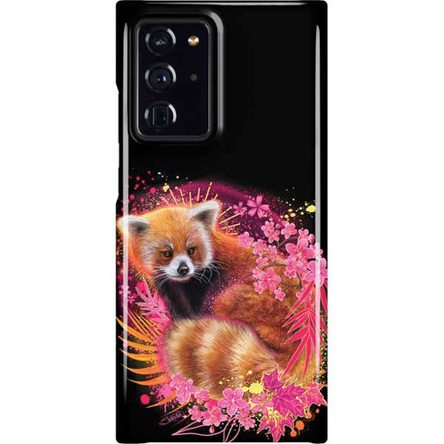 Red Panda with Flowers by Sheena Pike Galaxy Note20 Ultra 5G Lite Case