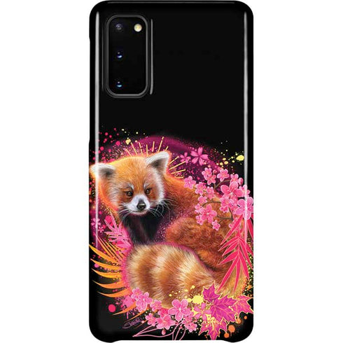 Red Panda with Flowers by Sheena Pike Galaxy S20 Lite Case