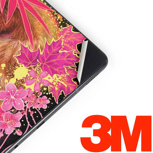 Red Panda with Flowers by Sheena Pike Samsung Galaxy Tab Skin