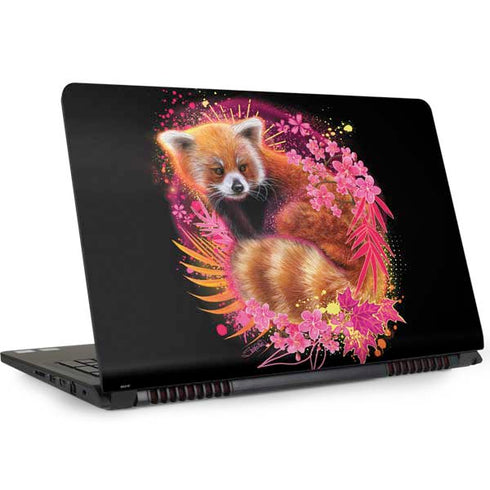 Red Panda with Flowers by Sheena Pike Dell Inspiron Skin