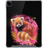 Red Panda with Flowers by Sheena Pike iPad Pro 12.9in (2020) Clear Case