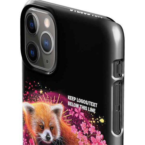 Red Panda with Flowers by Sheena Pike iPhone 11 Pro Max Lite Case
