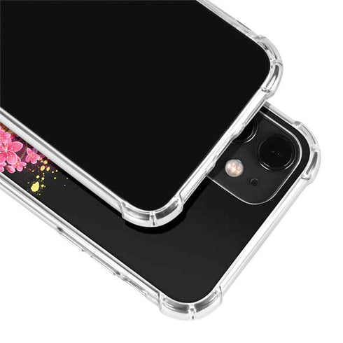 Red Panda with Flowers by Sheena Pike iPhone 12 Clear Case