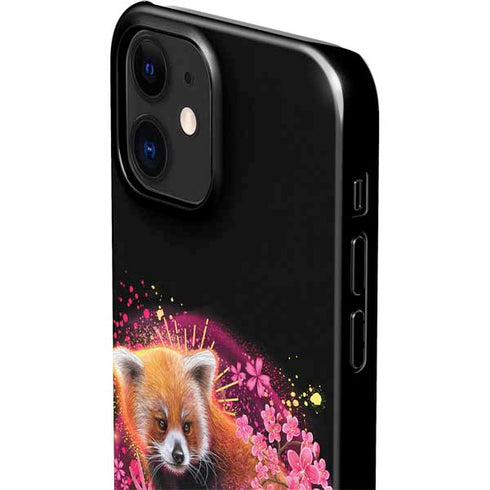 Red Panda with Flowers by Sheena Pike iPhone 12 Mini Lite Case