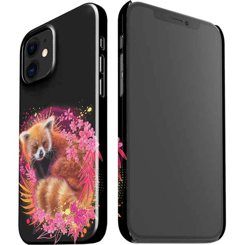 Red Panda with Flowers by Sheena Pike iPhone 12 Mini Lite Case