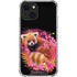 Red Panda with Flowers by Sheena Pike iPhone 13 Mini Clear Case