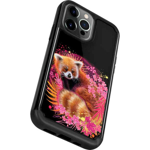 Red Panda with Flowers by Sheena Pike iPhone 13 Pro Cargo Case