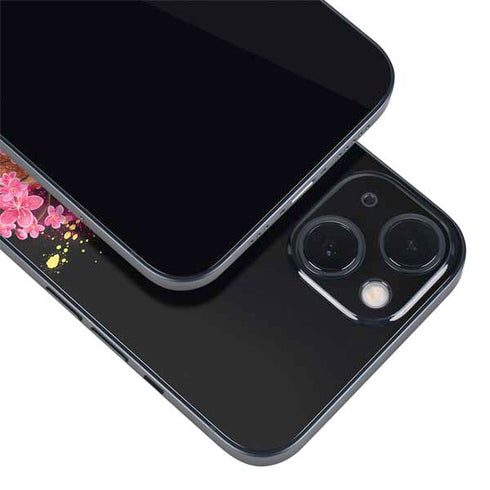 Red Panda with Flowers by Sheena Pike iPhone 14 Skin