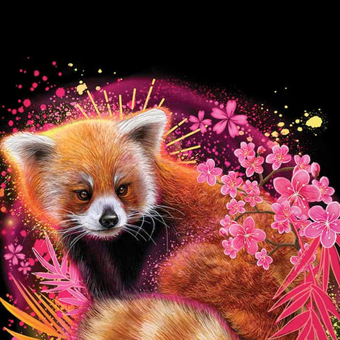 Red Panda with Flowers by Sheena Pike iPhone XS Max Skin