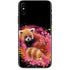 Red Panda with Flowers by Sheena Pike iPhone XS Skin