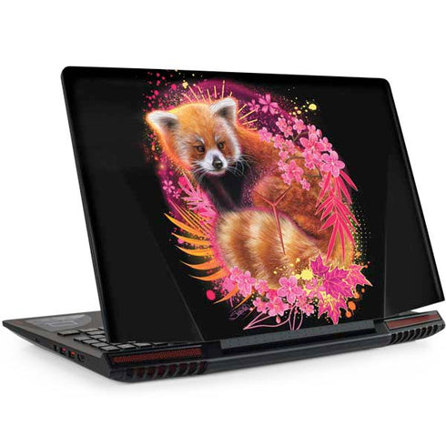 Red Panda with Flowers by Sheena Pike Legion Y720 Skin