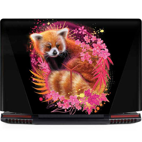 Red Panda with Flowers by Sheena Pike Legion Y720 Skin