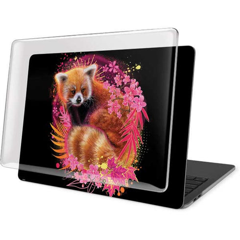 Red Panda with Flowers by Sheena Pike MacBook Pro 13in (2020) Case plus Skin
