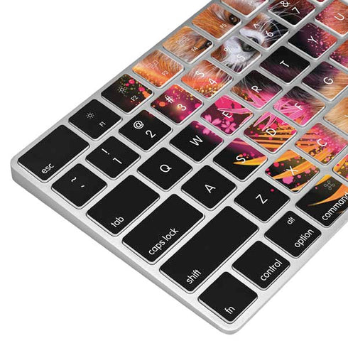 Red Panda with Flowers by Sheena Pike Magic Keyboard Skin