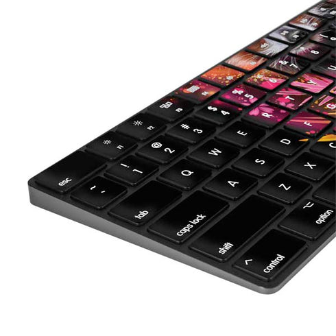 Red Panda with Flowers by Sheena Pike Magic Keyboard with Numeric Keypad Skin