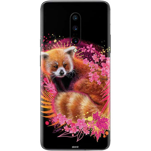 Red Panda with Flowers by Sheena Pike OnePlus 7 Pro Skin